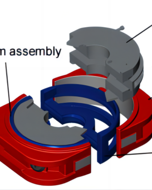 Pipe ram assembly