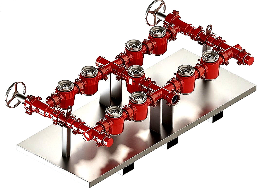 DEENPU Adjustable Choke Manifold