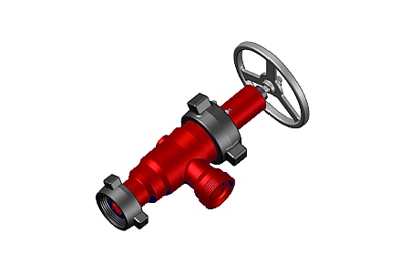 DEENPU 3 Inch 1502 Adjustable Choke Red