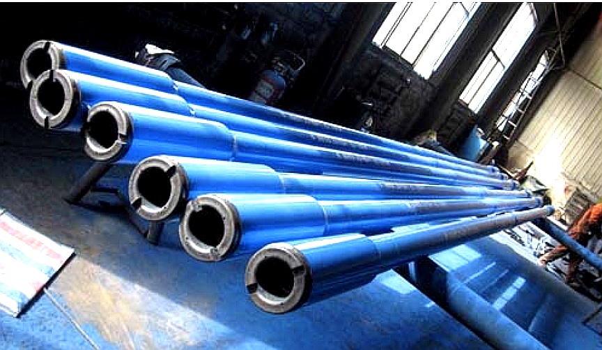 DEENPU Heavy Weight Drill Pipe HWDP in 4145H alloy steel with central upset protection, API 7-1 threaded tool joints for oil and gas drilling operations