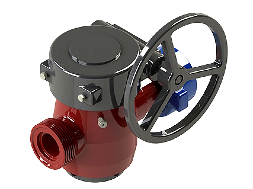 DEENPU gear operated plug valve with 1502 union connections, lubricated tapered seal, and handwheel gear drive for rapid frac and flowback operations