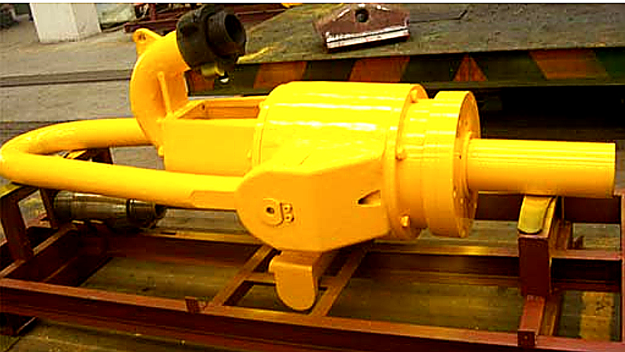 DEENPU SL Series Drilling Swivel with Kelly Spinner &mdash; API 8C rated, high strength alloy steel body, high pressure drilling fluid sealing system for oil and gas drilling rigs